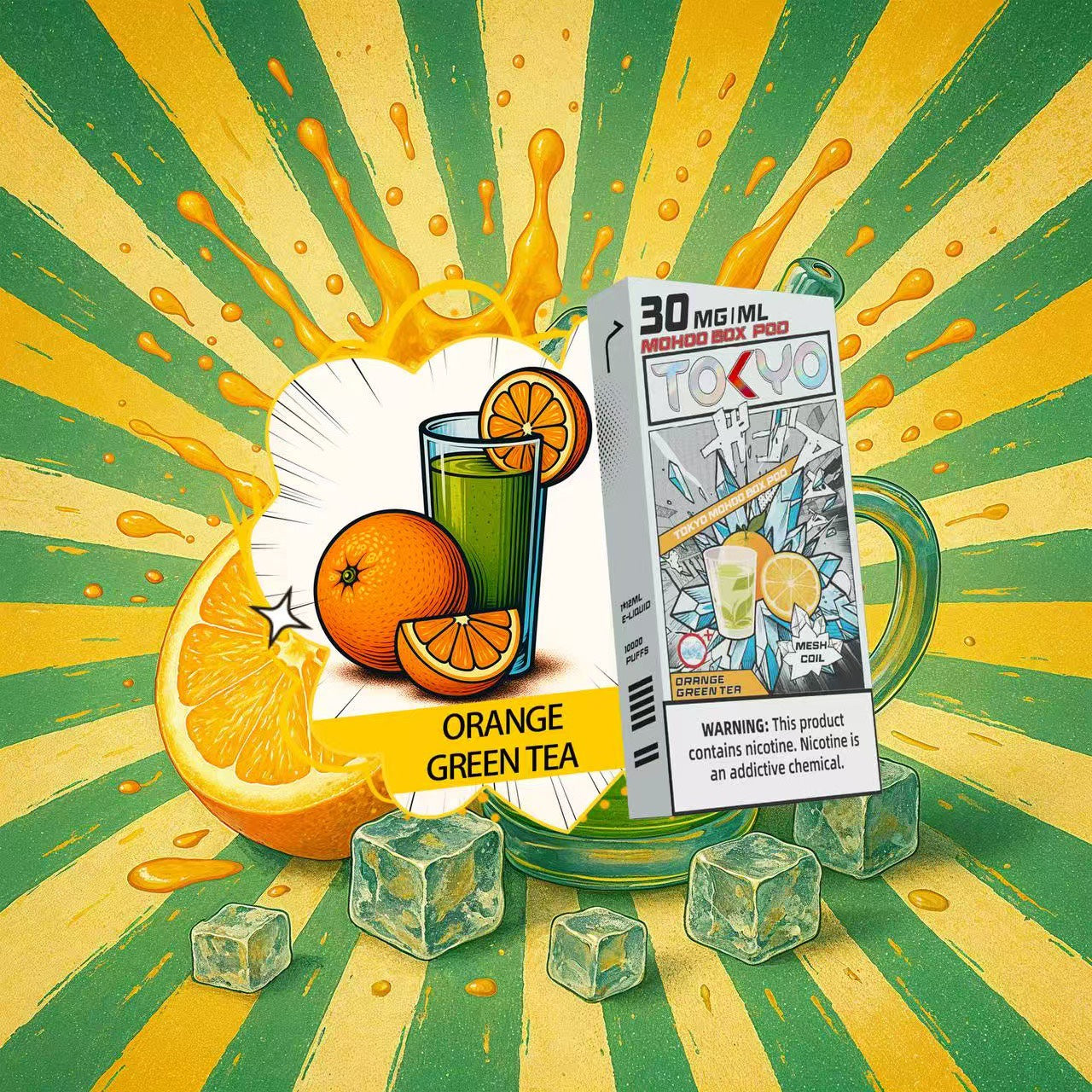 【超大容量煙彈】TOKYO東京魔盒｜約10000口｜主機多色可選